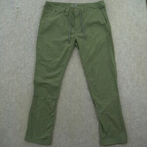 Roark Pants Mens 38 Green Explorer Adventure Flat Front Hiking Outdoors